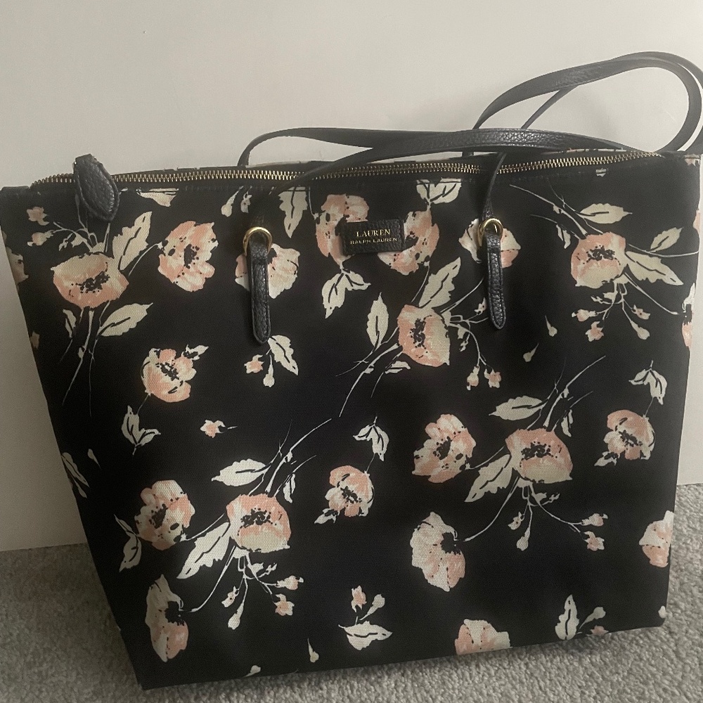 Ralph Lauren Chadwick Print Tote Bag
